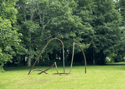 sculpture, les deux rochers , 2021